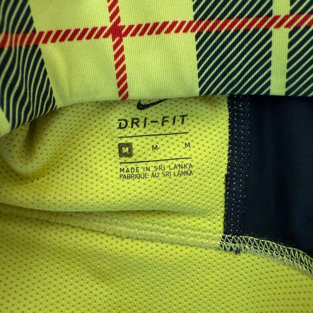 Nike Yellow Plaid Crop Top - Picture 3 of 3